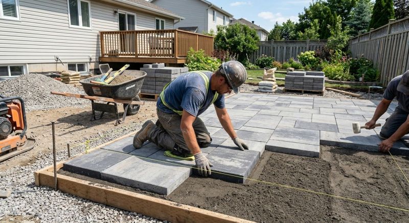Hardscape Pavers Installation in Boston, MA