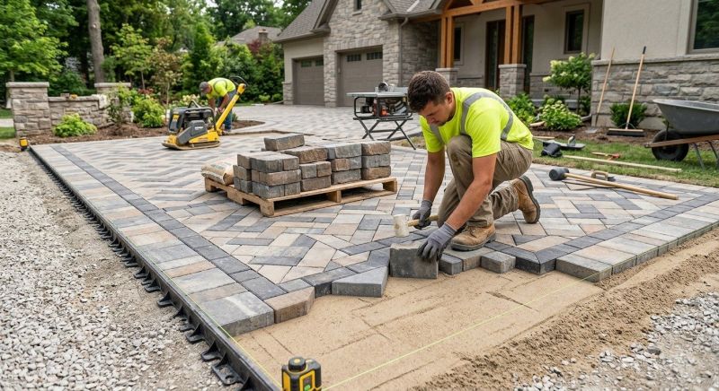 Paver Walkway Installation in Norwalk, CT